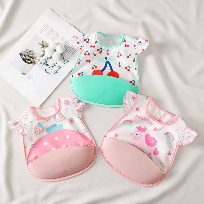 Newborn Baby Eating Bib Waterproof Baby Bib Apron Newborn Baby Eating Bib Waterproof Baby Bib Apron 