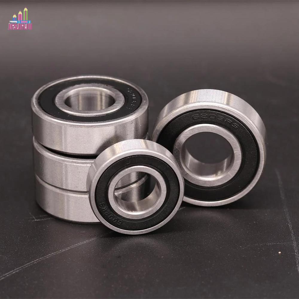 JESJELIU Vòng bi Rãnh sâu Chất lượng cao Đôi cao su Phụ kiện xe đạp 6000RS Phụ tùng xe đạp 6000-2RS