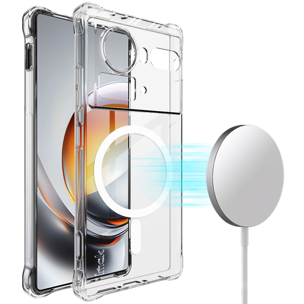 Ốp từ tính IMAK cho Nubia Z80 Ultra / Z70S Ultra 5G Túi khí mềm chống sốc TPU
