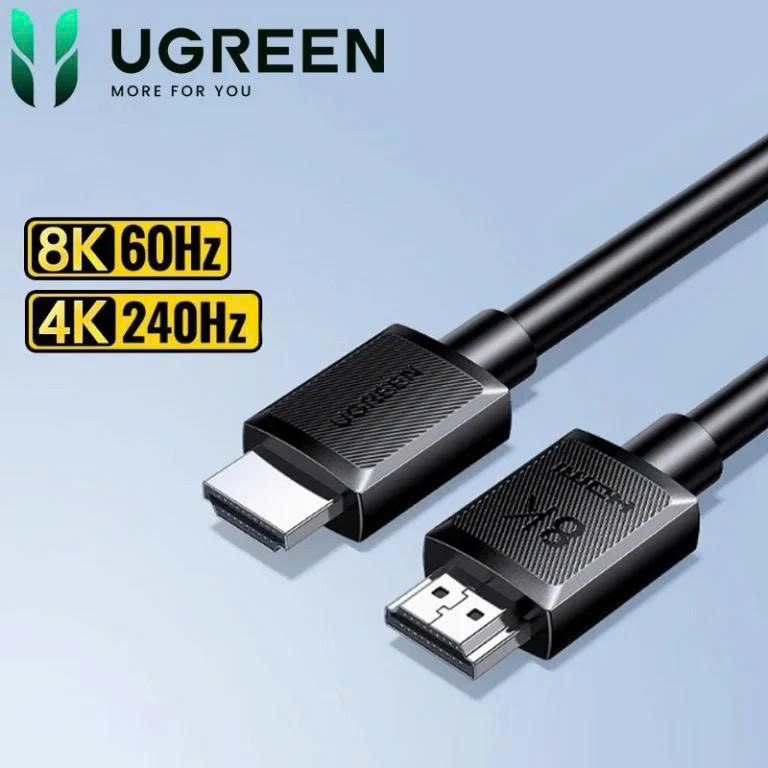 Ugreen Cáp HDMI 2.1 Ugreen 45433 HD175 dài từ 1.5M đến 5M Hỗ Trợ 8K@60Hz, 4K@240Hz