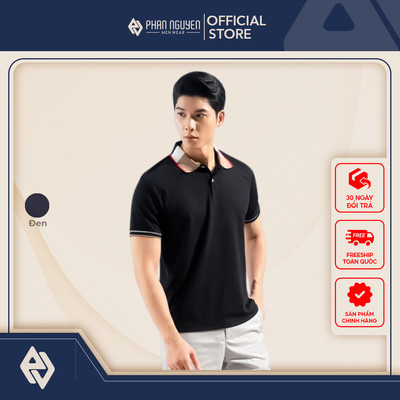 Áo polo nam cộc tay Phan Nguyễn, chất liệu cao cấp thoáng mát, ngăn mùi, thiêt kế form xuông thoải mái, hiện đại APC.208