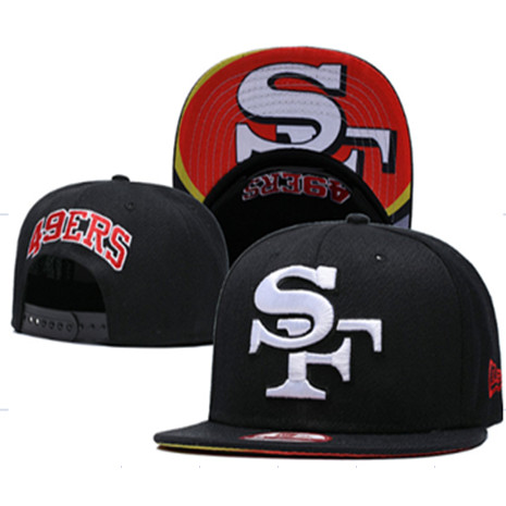862256 49ers Mũ Bóng Chày Đội Snapback Mũ Thêu Casual Unisex Hip Hop Thêu Cotton