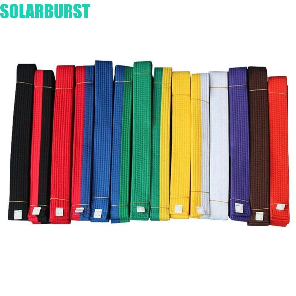 Đai Taekwondo cotton màu đen, đỏ, xanh, vàng - Tiêu chuẩn choudo Jiu-jitsu và Taekwondo