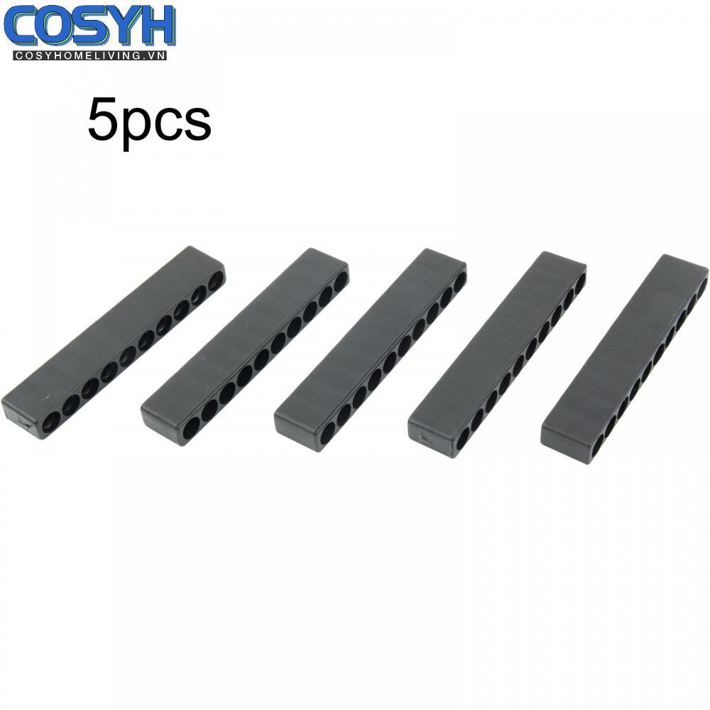<cosyh>Conveniently Store your Screwdriver Bits with 5 Pcs Bit Holder 10 Holes Provided
