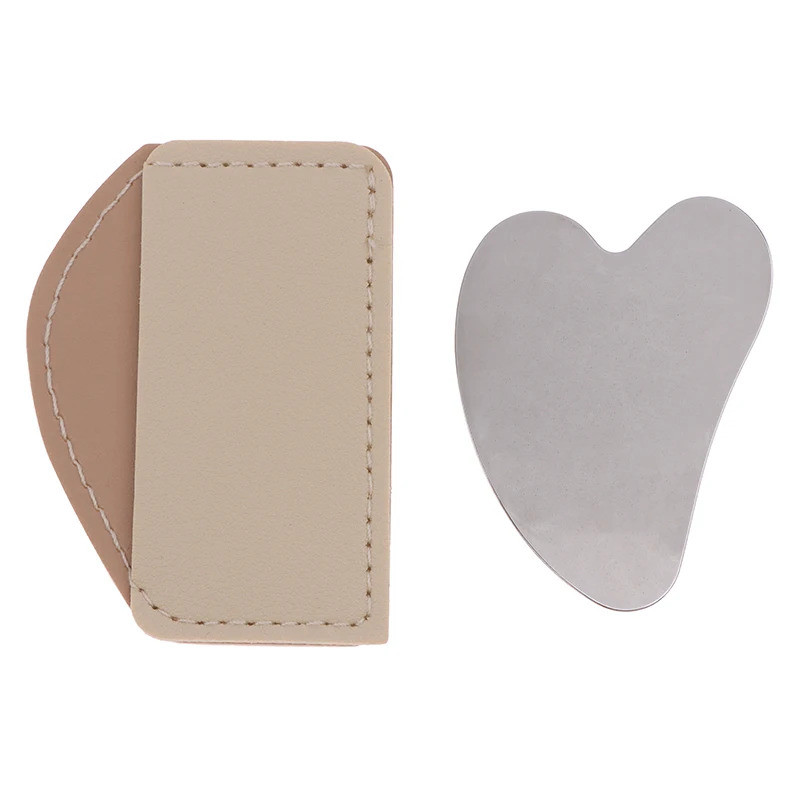 Mặt Cổ Cơ Thể Guasha Massage Dụng Cụ Chăm Sóc Da Mặt Guasha Ban Máy Mát Xa Mặt Thép Không Gỉ Gua Sha