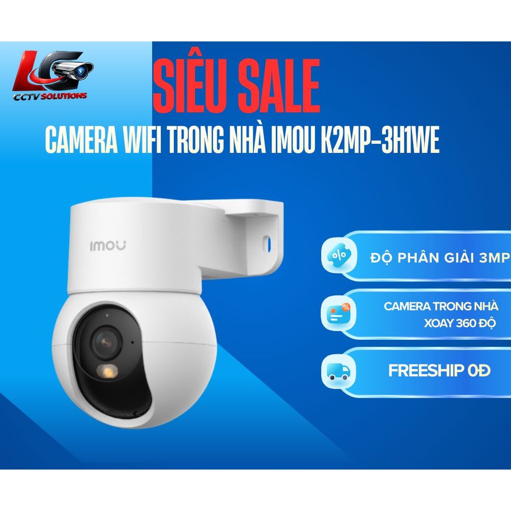 Camera Wifi IMOU Ranger Mini K2MP-3H1WE 3M  / K2MP-5H1WE 5M  A82P-PRO Ranger 2 PRO 8MP Quay  360 Độ