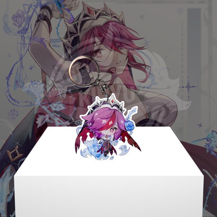 Gantungan Kunci Gantungan HP Anime Game Genshin Impact Rosaria - Ganci Akrilik