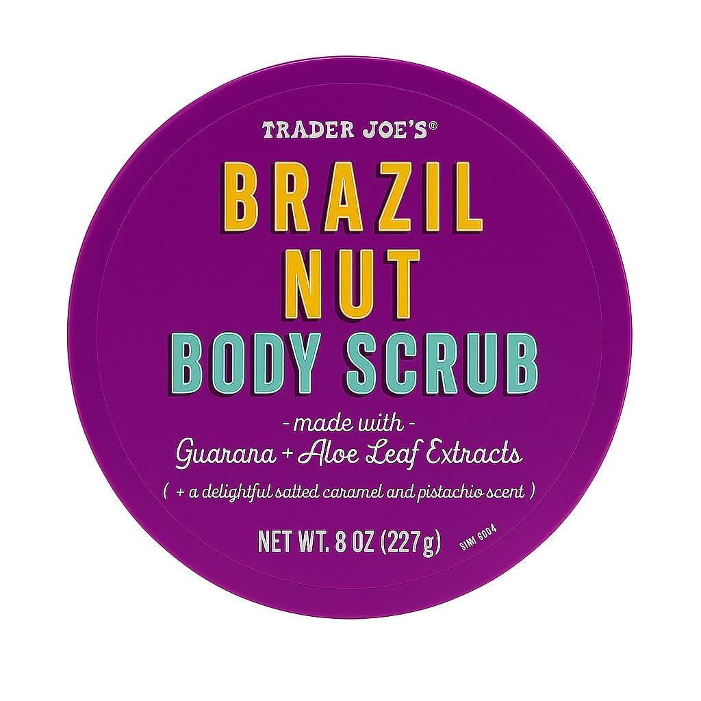 Tẩy tế bào chết toàn thân Trader Joe 's Brazil Nut, 8 ounce (227 gram)