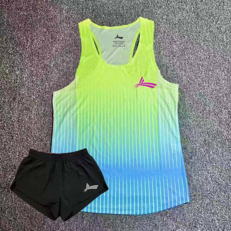 New Running Sports Volan Running Fast Track Suit Popular Sports Test Vest Suit Racing Suit Hurdle Qu
