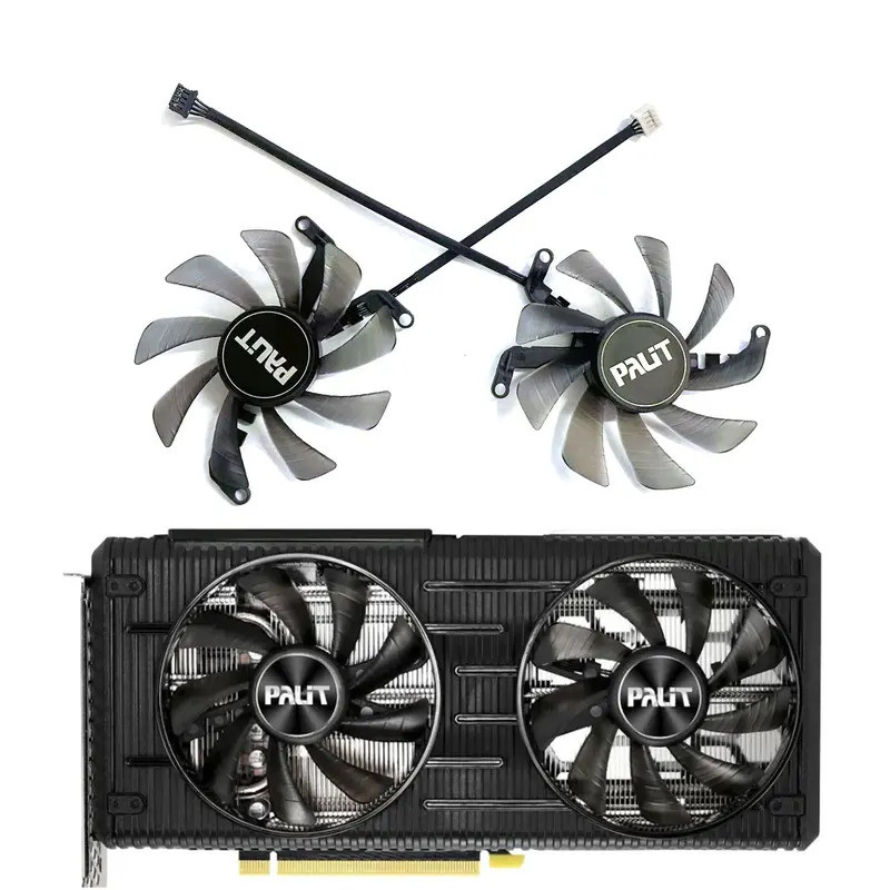 85MM TH9215S2H-PAA08 TH9215S2H-PAA01 cho Kurutoshikou Palit GeForce RTX3050 RTX 3060 Ti Dual OC Vide
