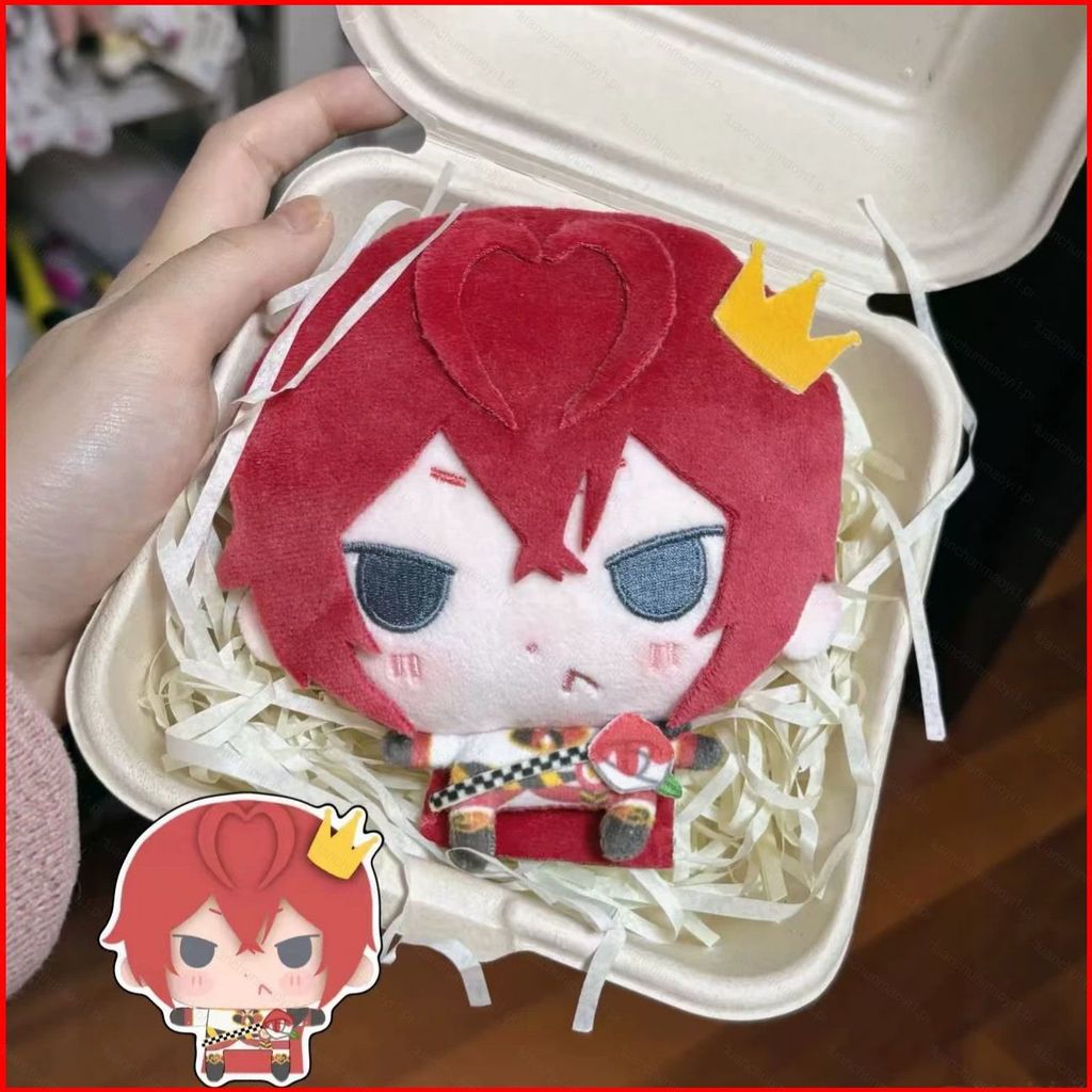 DC1 Disney Twisted-Wonderland: The Animation Riddle Rosehearts Plushie Túi búp bê Cotton sang trọng 