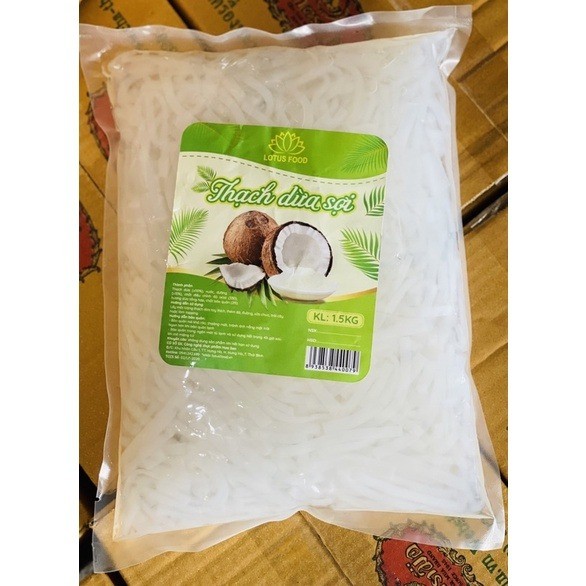 THẠCH DỪA - LOTUS FOOD - bịch 1.5kg