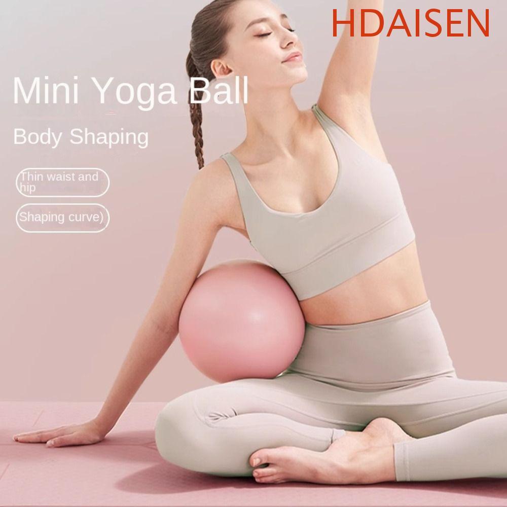 HDAISEN Yoga Ball, PVC Mini Tập Thể Dục Pilates Ball, Thiết Bị Pilates Dày 25cm Chống Nổ Yoga Fitnes