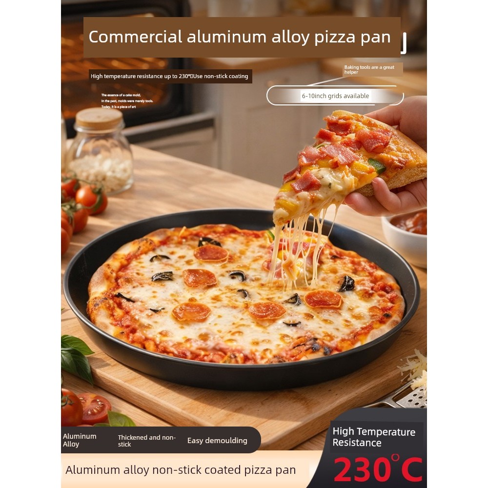 vương miện búp bê sillicon Hợp kim nhôm thương mại 10 inch khuôn bánh pizza đĩa
