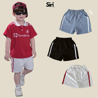Quần short quần đùi chất thun cotton phong cách Sport bé trai bé gái size 9 tới 28kg SIRI H0226Q39Đ