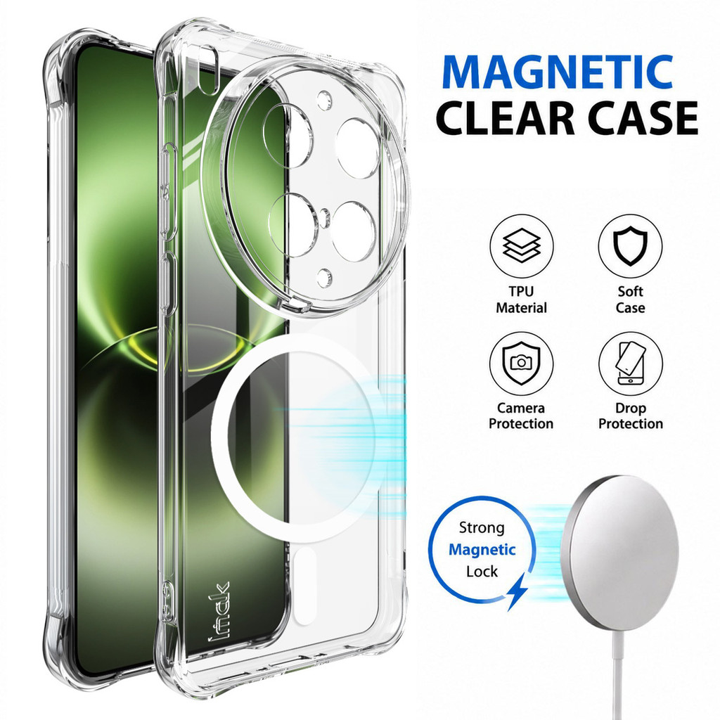 Ốp Lưng Từ Tính Cho Vivo X300 Ultra X300s X300 Pro 5G Mềm Túi Khí TPU Cover