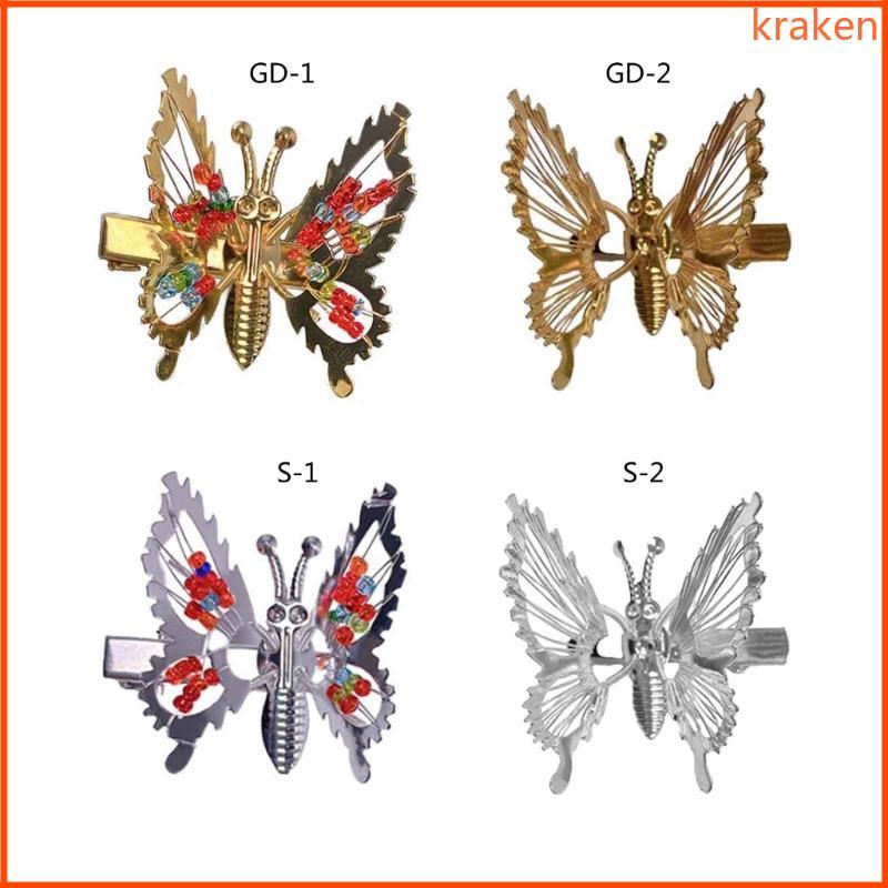 KRA 8 Chiếc Di Chuyển Bướm Tóc Bướm Tóc Barrettes Tạo Kiểu Tóc Kẹp Bướm Kẹp Tóc Kẹp Tóc Chân