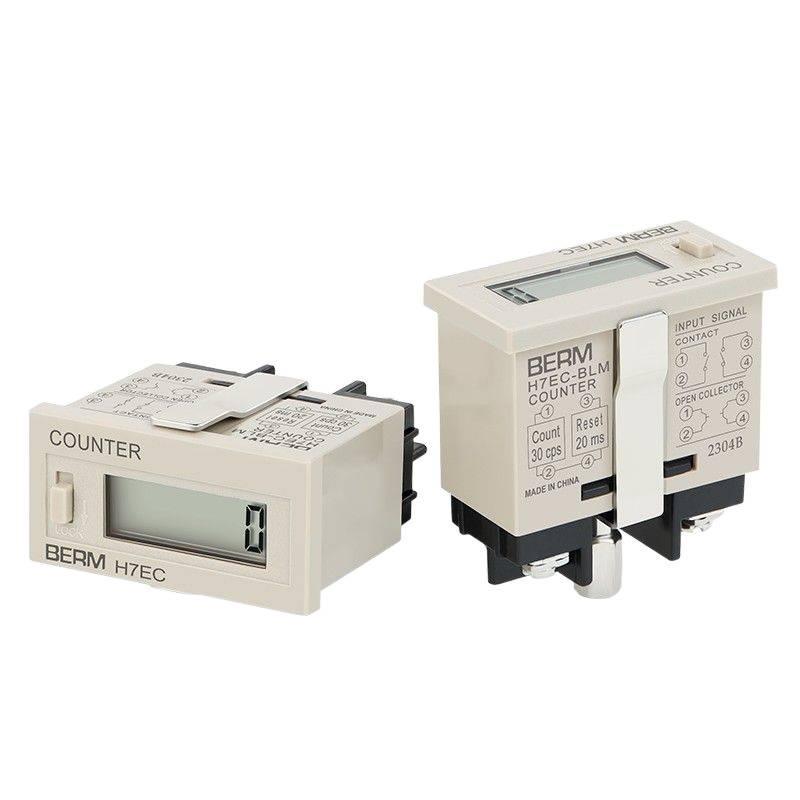 Màn hình kỹ thuật số Bộ đếm điện tử H7EC-BLM BVLM Bộ đếm bật tắt nguồn