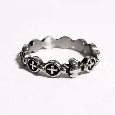 Châu Âu Mỹ Taishan Cross All-Match Retro gvg Gate Nhật Bản Hàn Quốc Nhẫn Hàn Quốc Cùng Punk Đông Hàn