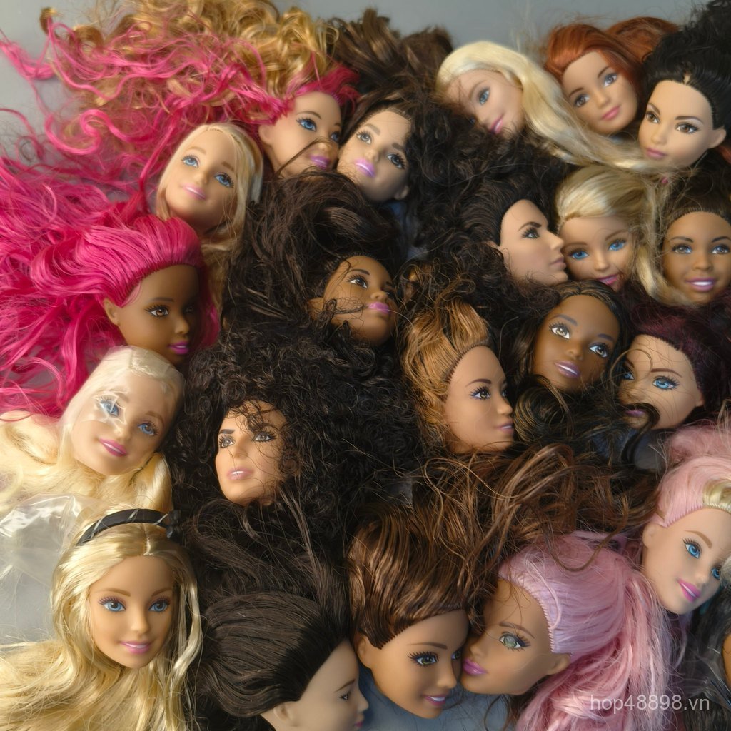 Chính Hãng Số Lượng Lớn Đầu Búp Bê Barbie Đầu Búp Bê Sáu Điểm Búp Bê Số Lượng Lớn Đầu Búp Bê Hình Dạ