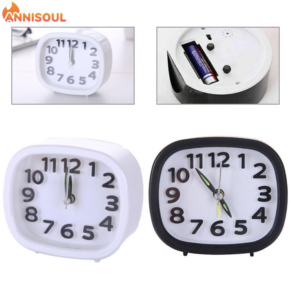 [NISO]Looking Clock Alarm Clock Alarm Battery Clock Night Operated Rectangle