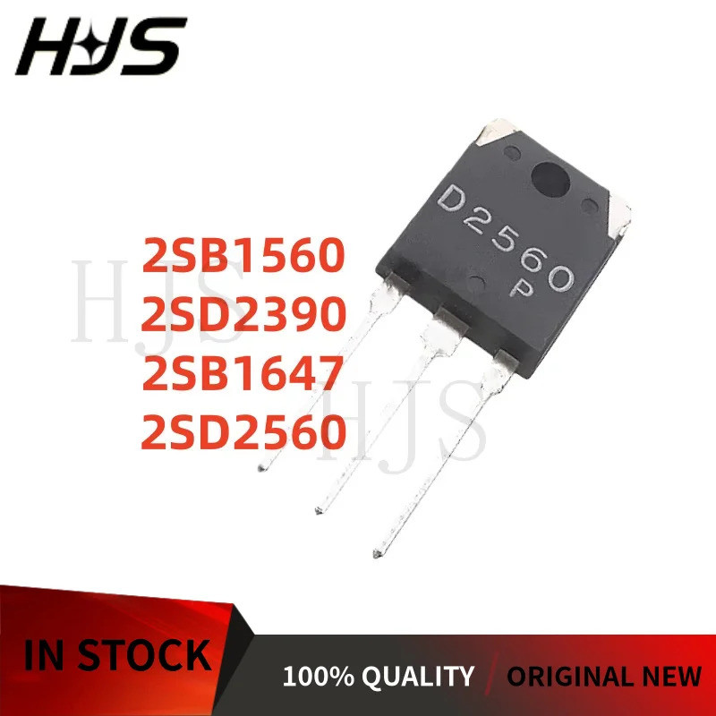 5 Cái / lốc MỚI 2SB1560 2SD2390 2SB1647 2SD2560 B1560 D2390 B1647 D2560 TO-3P Power transistor mos i