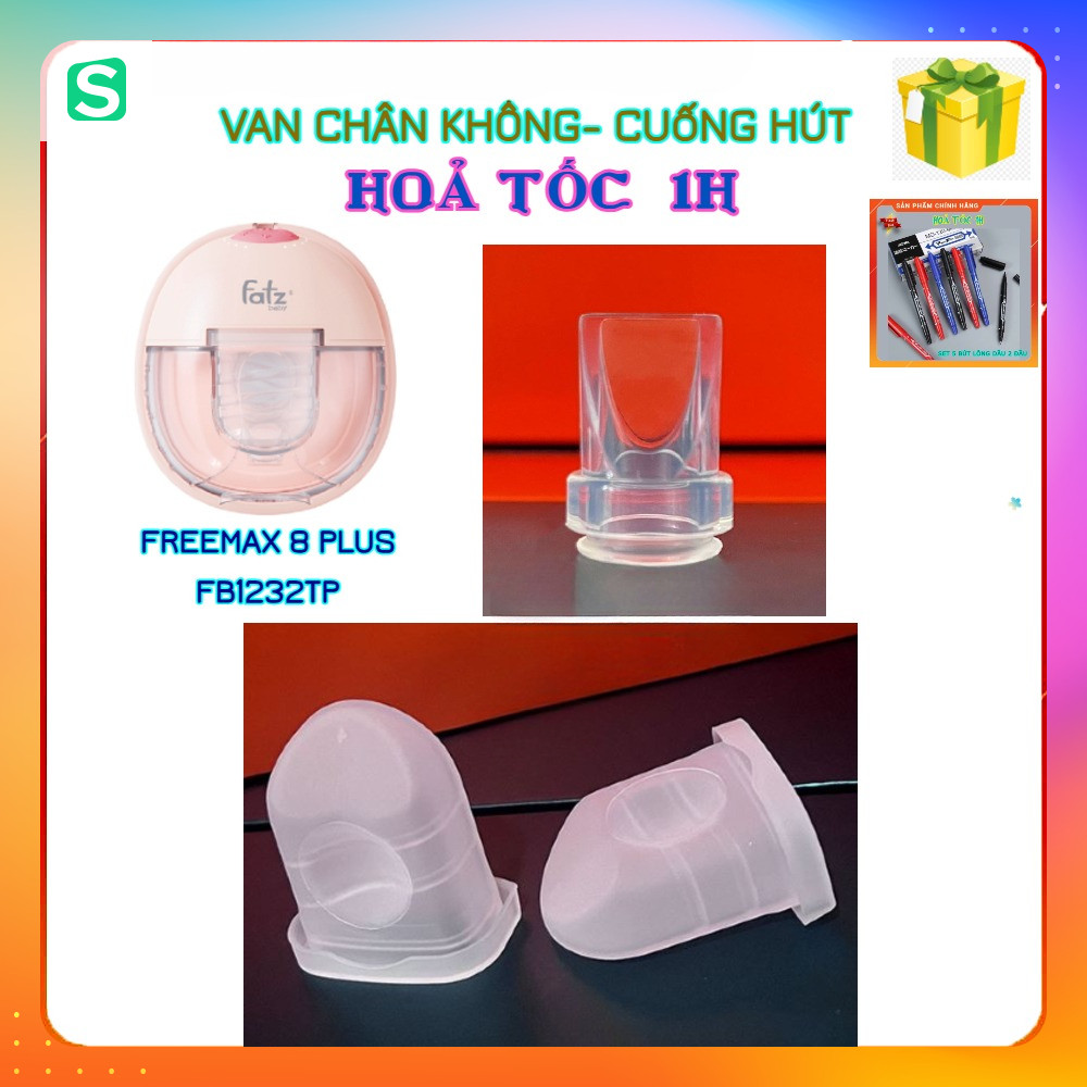 [HoảTốc] Van chân không, cuống hút sữa Freemax 8 Plus FB1232TP Fatz - Phụ kiện máy hút sữa Fatz baby