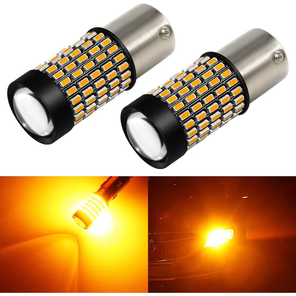 Bóng đèn LED báo rẽ PHNLION 1156 Siêu sáng 3014 103-SMD BA15S P21W 1156 7506 Bóng đèn LED có máy chi