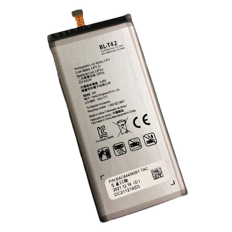 Thích hợp cho LG V50 V50ThinQ LGV50 G8X Điện thoại di động BL-T42 Pin tích hợp Bảng điện