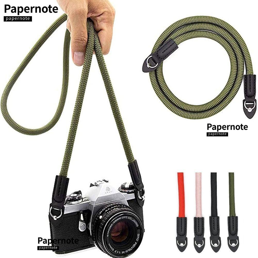 Dây đeo vai máy ảnh GIẤY, An ninh dây Nylon bền, Dây đeo cổ máy ảnh có thể điều chỉnh cho Nikon Leic