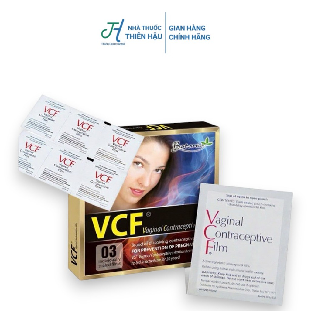 MÀNG TRÁNH THAI VCF< Hộp 3 miếng>