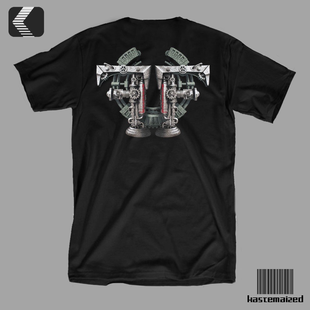 Dây thun SG2 FEAR FEAR FACTORY - MECHANICAL SKELETON (BACKPRINT)