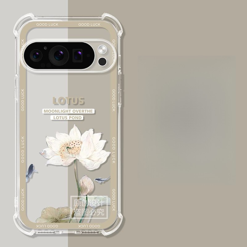 Dành cho vỏ điện thoại Google Pixel 9, vỏ bảo vệ Google Pixel 9 Pro, túi khí trong suốt Pixel 9 Pro 