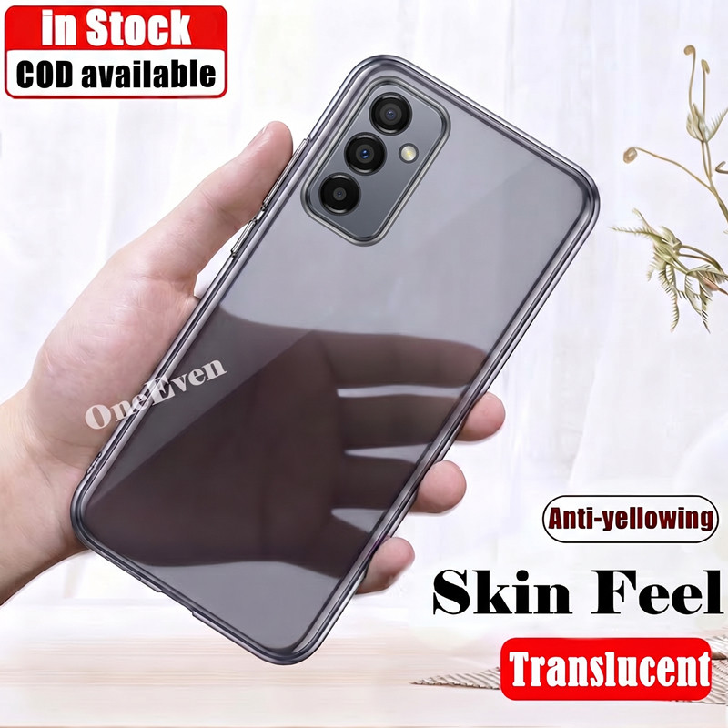 Dành Cho Samsung Galaxy M23 5G 6.6 inch SM-M236B M236L Mềm Mại Mượt Mượt Màu Đen Mờ Vỏ Silicon Màu V