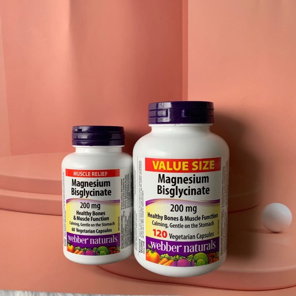 Magie Webber Naturals Canada Magnesium Bisglycinate 200 mg