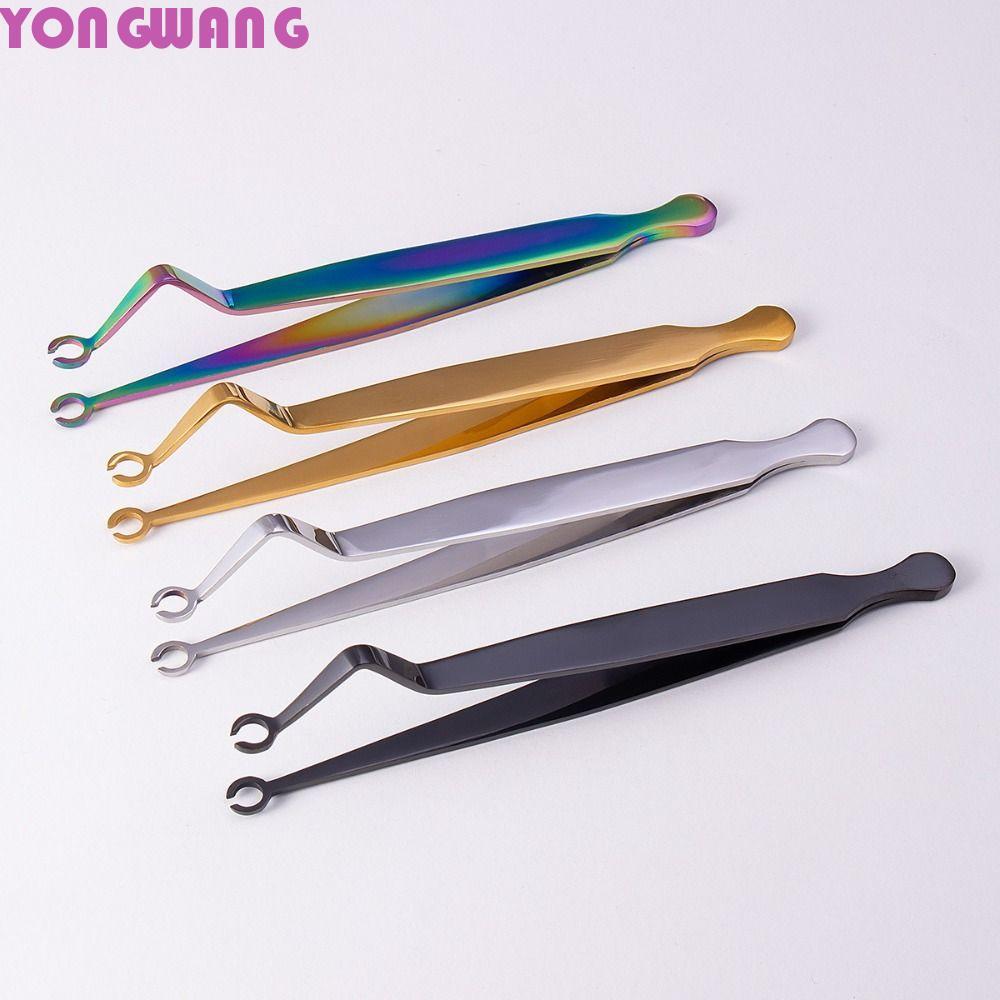 YONGWANG66HR Body Piercing Tool, Thép không gỉ Septum Piercing Tool Da Forceps, Micro-blooding Navel