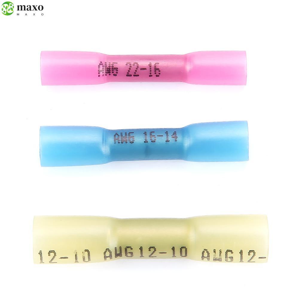 CVMAXVN 300 Đầu nối mông, 22-16AWG / 16-14AWG / 12-10 AWG Đầu nối dây co nhiệt màu vàng xanh đỏ, Bộ 