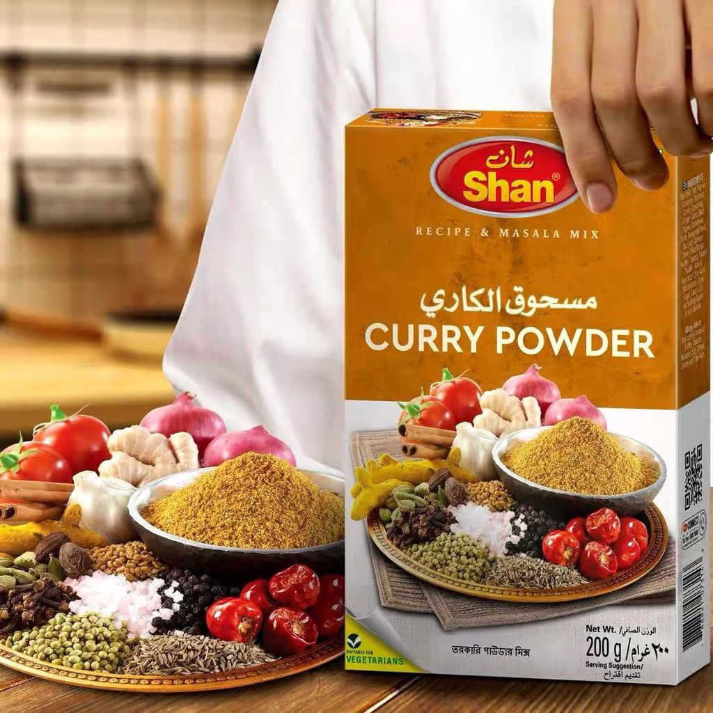 BỘT CURRY SHAN 100G BỘT CURRY Pakistan Masara CURRY Masara GZB