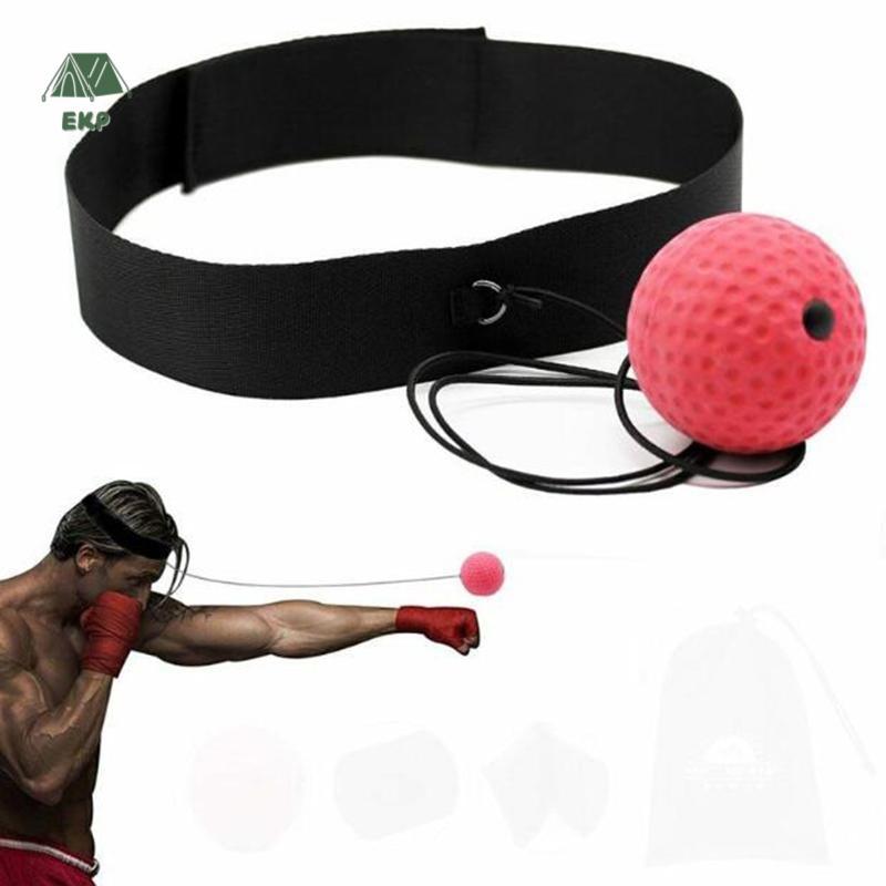 [EKP] Boxing Reflex Speed Punch Ball Training Hand Eye Coordination Muay Thai Bài tập Tốt
