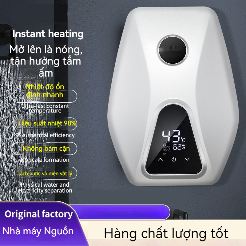 F1-C1-newMáy nước nóng điện tức thời. Máy nước nóng điện điều nhiệt. Máy nước nóng tách nước và điện