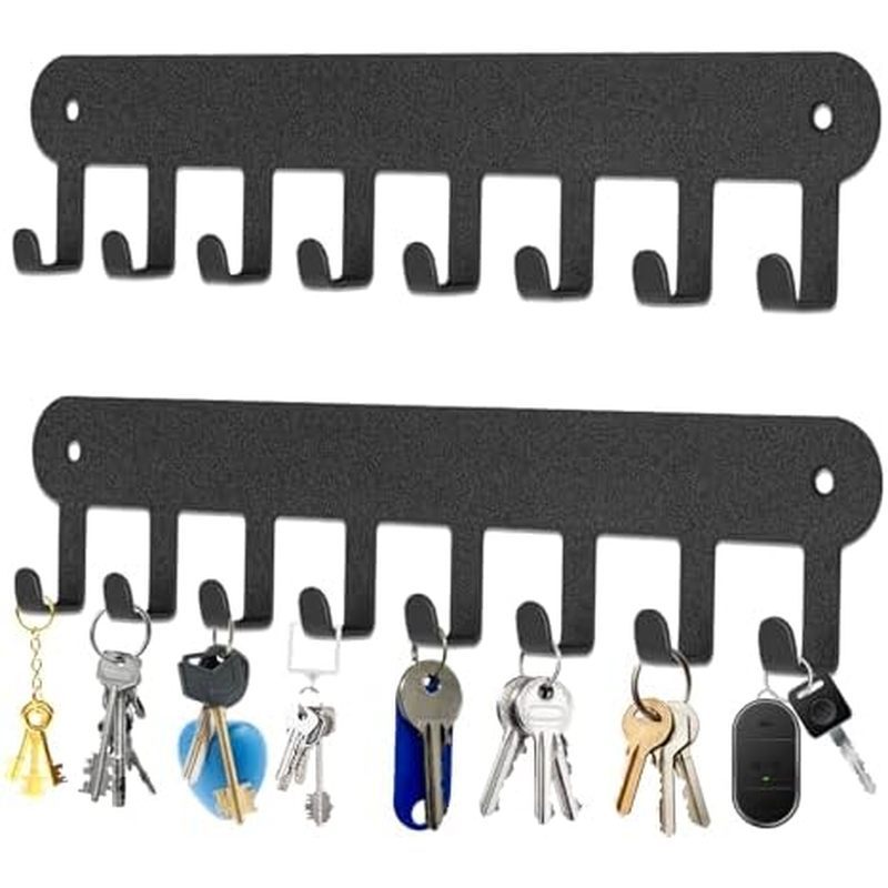 2 Pack Key Holder Wall Mount, Key Holder for Wall,Key Wall Holder, Key Hooks Hanging Keys, Key Hange