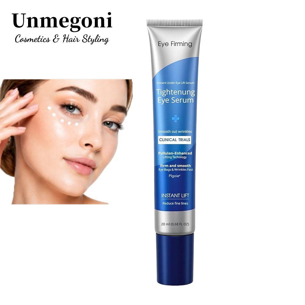UNMEGONI Under Eye Tighting Serum, Giảm Túi Fine Lines Polysaccharide Eye Serum, Hot Puffiness Firmi