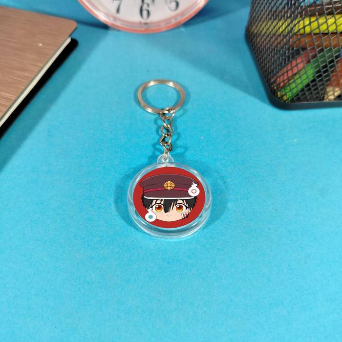 Gantungan Kunci Mini Anime Jibaku Shounen Hanako-kun  - Keychain Nene Tsukasa Hanako Lucu size 32mm 