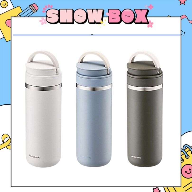[Lock & Lock] Bình giữ nhiệt cách nhiệt chân không Metro 475ml LHC4274 locknlock