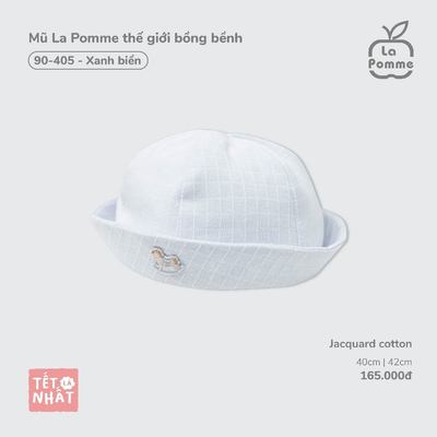 (MamanBébé chính hãng) Mũ La Pomme thế giới bồng bềnh - Sợi Jacquard Cotton mềm mại, thoáng khí – Bé trai - 40cm/42cm