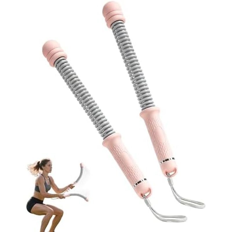 Ropeless Battle Ropes- Adjustable Portable Low-Impact Workout Equipment for Home Gym, Fitness Equipm