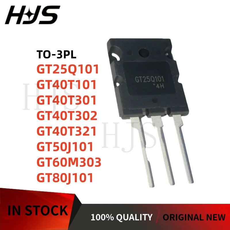 5 Chiếc GT25Q101 GT40T101 GT40T301 GT40T302 GT40T321 GT50J101 GT60M303 GT80J101 Còn Hàng TO-3PL chip
