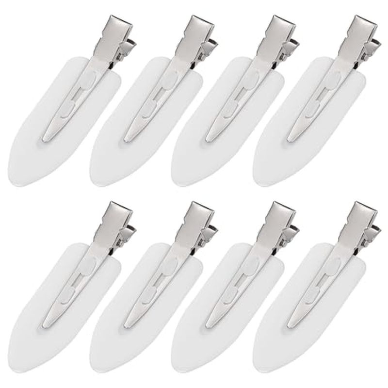 s No Bend No Crease Hair Clips- Styling Duck Bill Clips Alligator Hair Barrettes for Styling Section