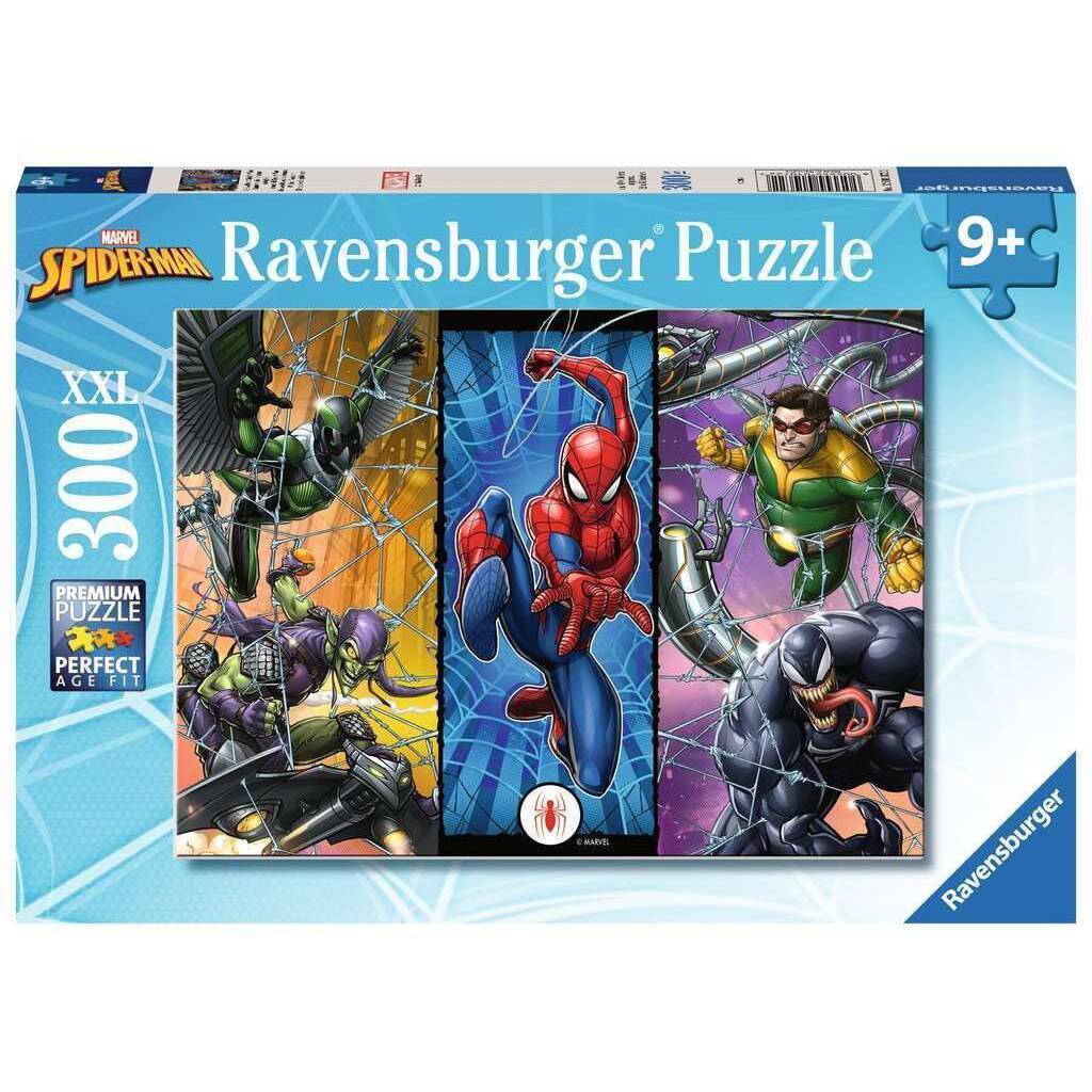 Đồ chơi tranh ghép 300 mảnh cho bé 9+ Ravensburger 12001072 -Marvel Spider-Man 300pc XXL Puzzle