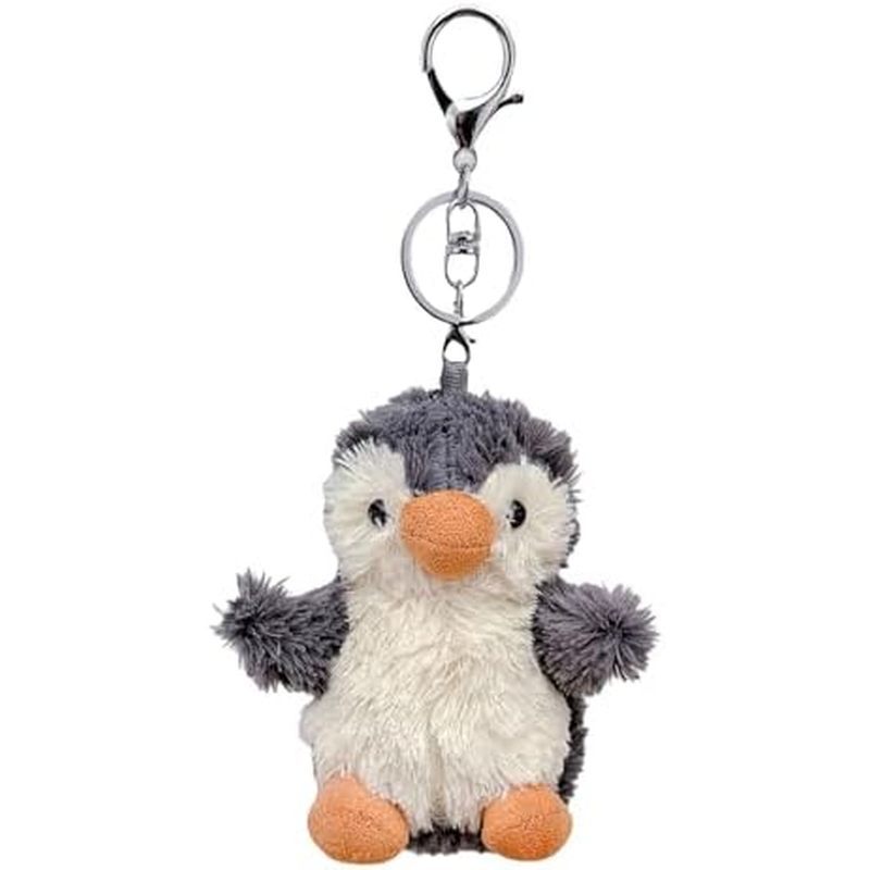 Cute Penguin Plush Keychain for Backpack, 4.5" Inch Penguin Bag Charms, Key Chain Accessories for Wo